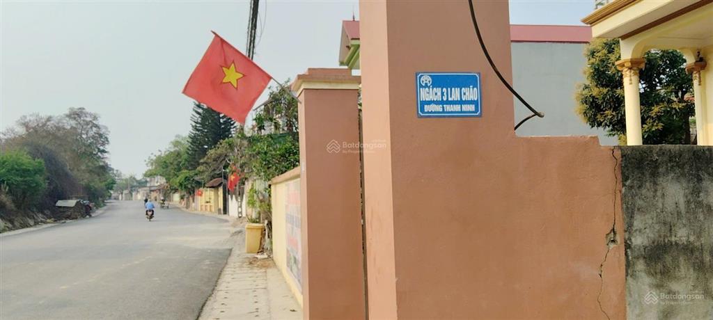 Bán đất mặt đường thanh ninh  lan chão xã kim anh rộng 17m