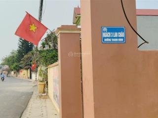 Bán đất mặt đường thanh ninh  lan chão xã kim anh rộng 17m