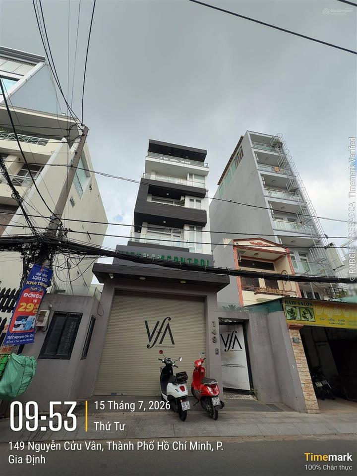 Hiếm có bán tòa chdv 7 tầng nguyễn cửu vân, p. gia định, bình thạnh (dt 8,2x25m) hđt 110tr/th 67tỷ