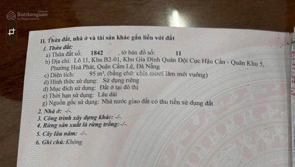 Chủ cần bán gấp lô đất phước tường 14 khu quân đội yên tĩnh vị trí đẹp tại khu quân đội, d