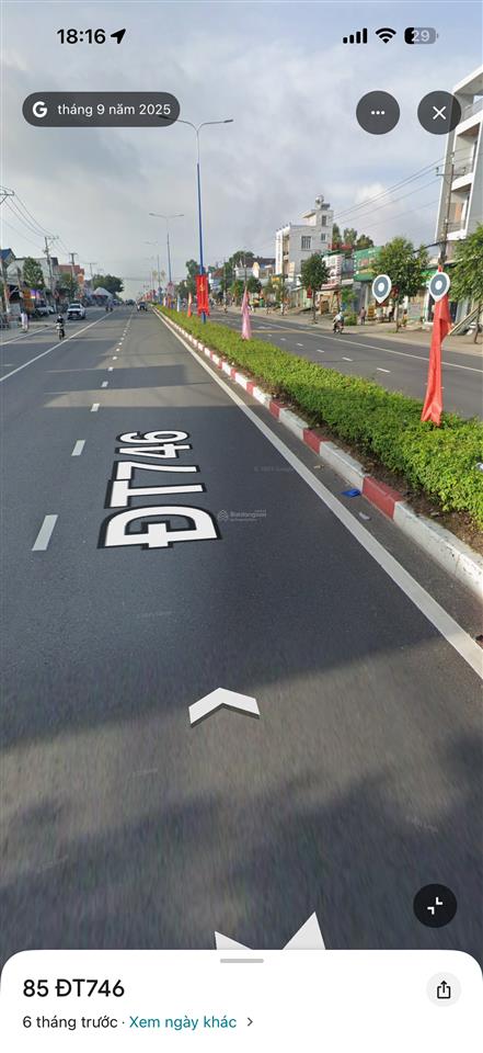 Cần bán 694m2 odt 461 m2 mặt tiền đường dt746 đối diện ubnd phường tân vĩnh hiệp cũ, tphcm
