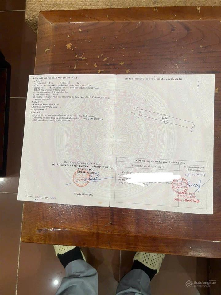 Bán nhà 3 tầng 2 mặt tiền view hồ mai hiên, đông anh diện tích 78m