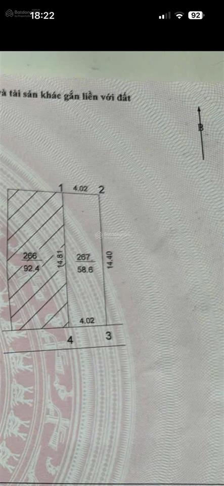 Siêu hiếm! siêu hot! bán đất tại hoàng xá, kiêu kỵ view hồ, sân chơi, vườn hoa