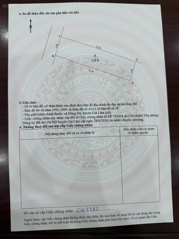 Bán kho, nhà xưởng tại bát tràng, 10,64 tỷ, 112m2