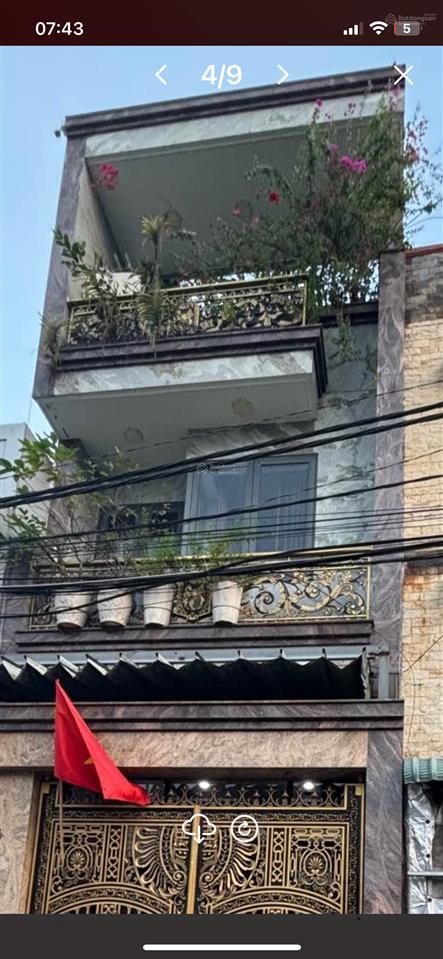Quận 3 hẻm xe hơi 52m2 2 tầng btct sân thượng . chủ thiện chí bán. chỉ 7.8 t sát quận 1 ngang
