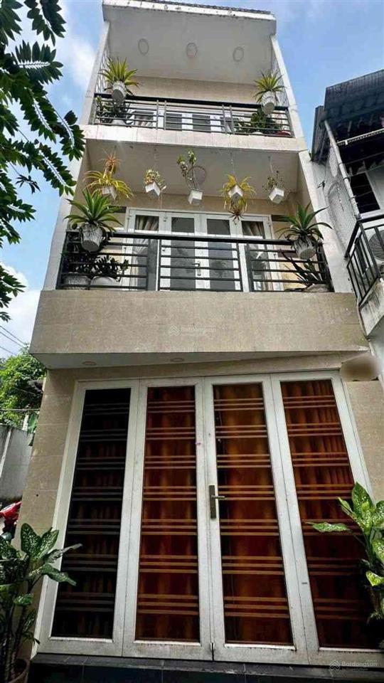 4,7 tỷ nhà bán. lê quang định, bình thạnh. 28 m2  3 tầng btct  3 pn, sân thượng. nở hậu. ngang 4