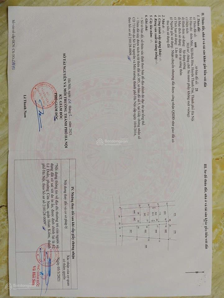 Lô đất vuông đẹp giá chỉ2,45tỷ ngay hàđông, ôtô đỗ cạnh, gần ql21b, vành đai4, đh đại nam, điện lực