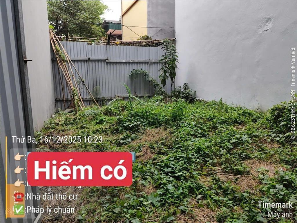 Lô đất vuông đẹp giá chỉ 2,45tỷ tại bích hòa ngay hà đông,ôtô đỗ cạnh,gần ql21b,đh đại nam,điện lực
