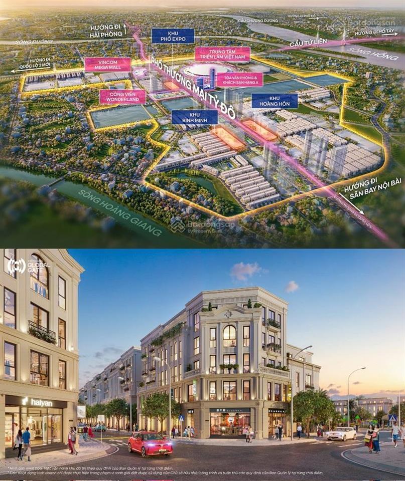 Cho thuê biệt thự vinhomes global gate, 20 triệu vnd/th, 75 m2, hàng hiếm tại đông anh