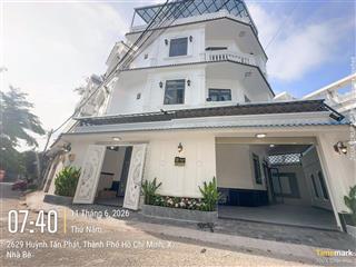 Bán nhà phố góc 2 mặt tiền kdc huỳnh tấn phát  nhà bè
