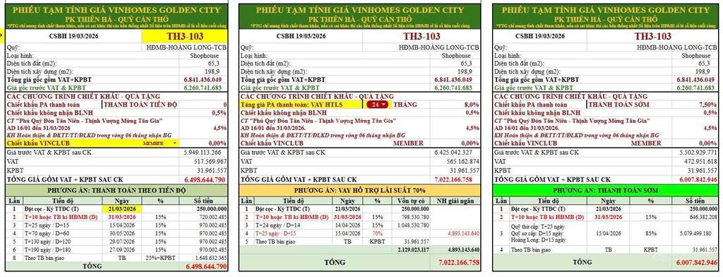 6 tỷ thiên hà 3 đối diện công viên lớn vị trí trung tâm phân khu cực hiếm quỹ căn ẩn sót lại