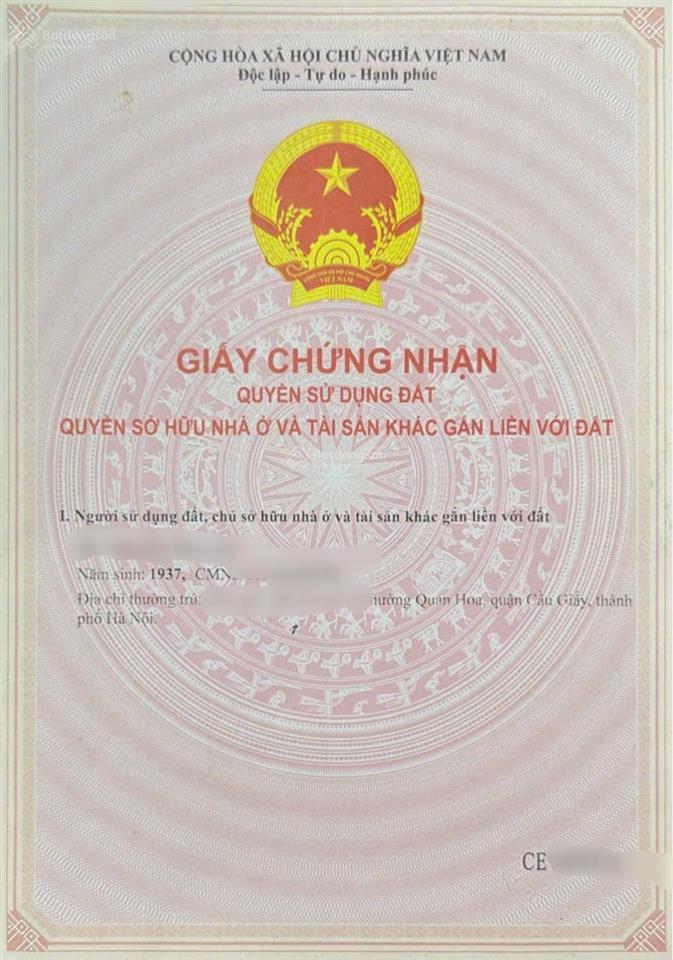 Bán đất tặng nhà đẹp 3 tầng cầu giấy 148,2m2, ô tô đỗ 10m, chủ nhà lớn tuổi bán về ở với con cháu