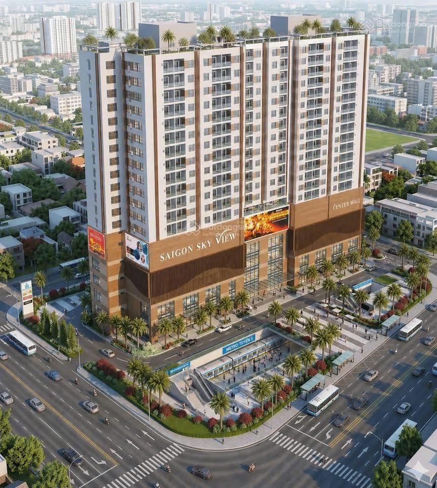 Bắt đáy quận 8 4,05 tỷ căn 2pn saigon sky view  tttm 7 tầng, sát metro 5!