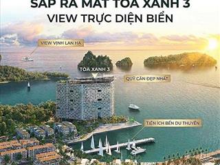 Căn hộ sun cát bà view trực diện vịnh lan hạ ngắm pháo hoa từ ban công  chỉ 1.9 tỷ full nội thất