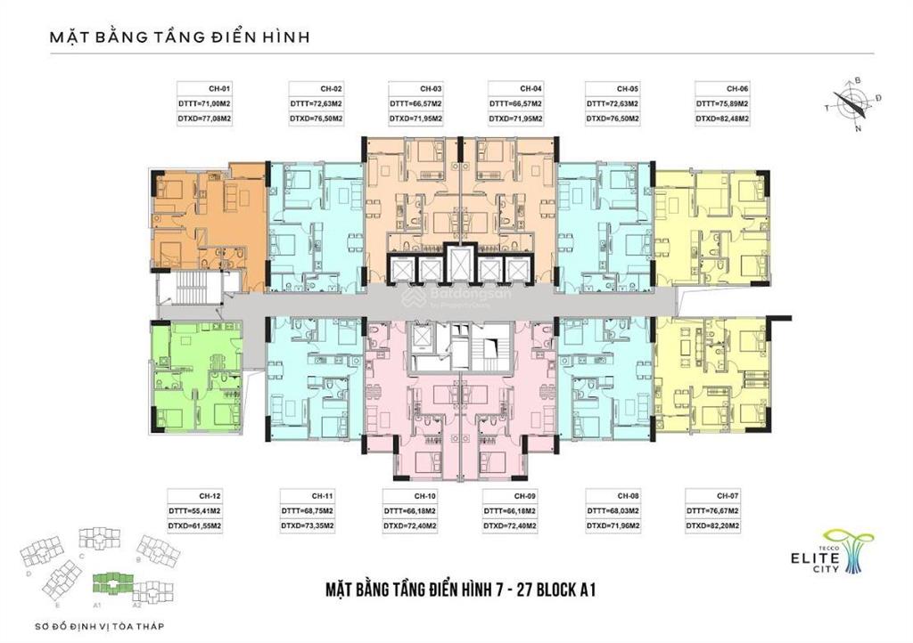 Chính chủ bán gấp căn 2pn 66m2 tecco elite city  chỉ 2,3 tỷ, đóng 50% nhận nhà ngay