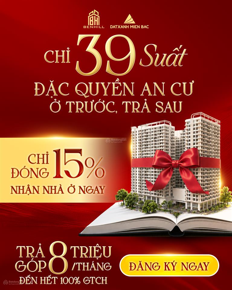 Bán gấp căn góc 2pn tại benhill thuận giao  đóng 15% nhận nhà ngay, tặng nội thất 60tr