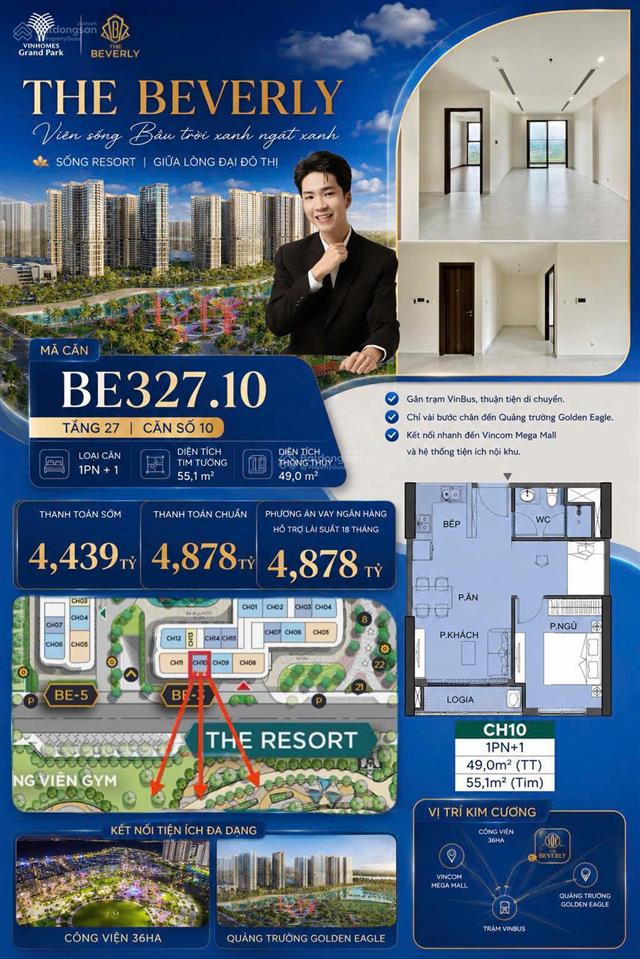 The beverly tòa be 3 vinhomes grand park