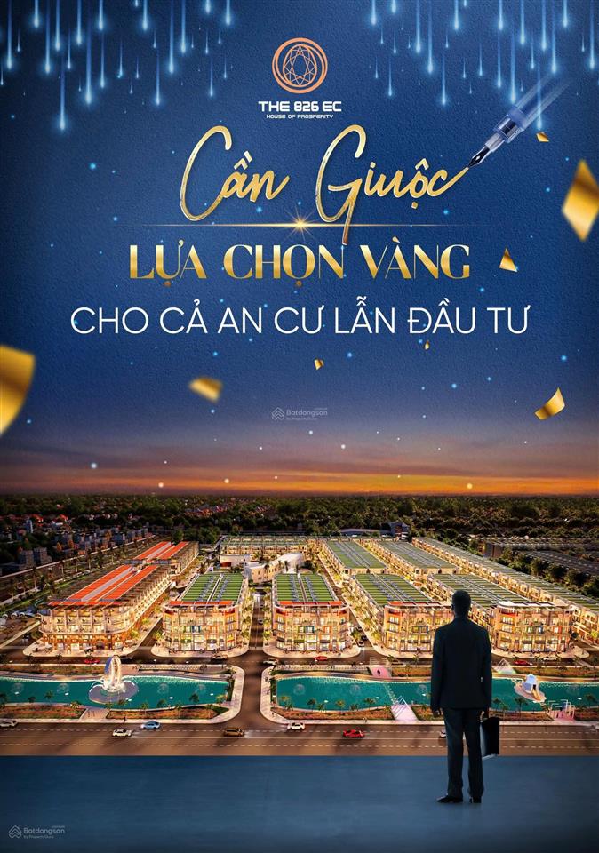 Đất nền long hậu  the 826ec cơ hội đầu tư f0, shr. ngân hàng hỗ trợ 70% ưu đãi 0%ls