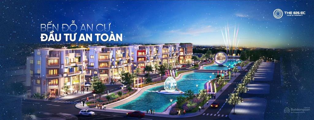 Đất nền long hậu  the 826ec cơ hội đầu tư f0, shr. ngân hàng hỗ trợ 70% ưu đãi 0%ls