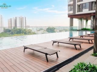 Cho thuê ch 1pn, 50m2 giá ưu đãi, the emerald golf view, thuận an, bình dương