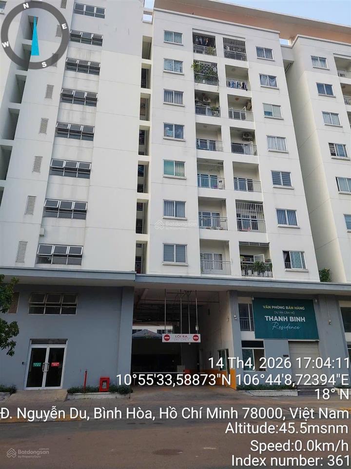 Căn hộ 3pn, 2wc tại thanh bình residence, 1,82 tỷ, 74m2, bán gấp giá tốt