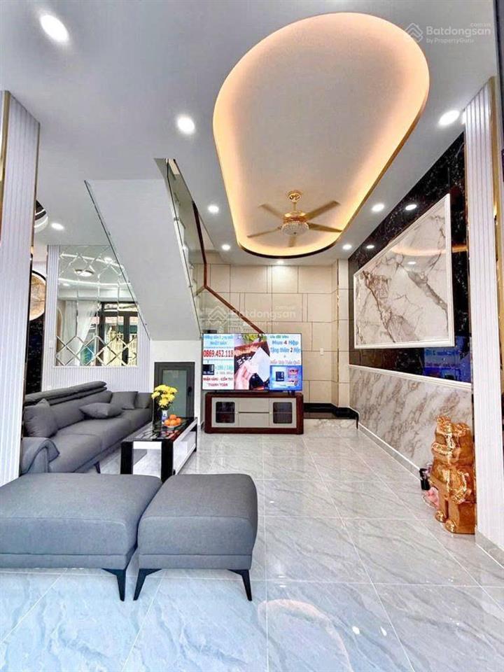Bán nhà 4 tầng mt hẻm 6m ô tô ngủ trong nhà q7 42m² giá chỉ 9x tỷ