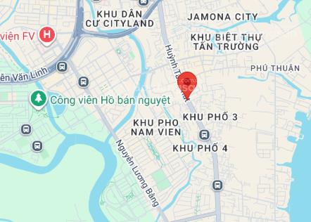 Nhà 4 tầng ngang 6.6m trung tâm quận 7