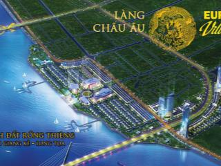Lô góc 02 mt euro village 1  khu biệt thự đẳng cấp ngay sông hàn  255m2  60 tỷ