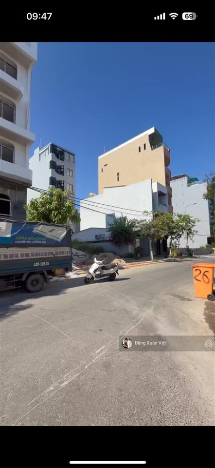 Giá tốt góc 2mt khuê mỹ đông 11 & 14, 134.3m2 (ngang 8,7m), 26,5 tỷ, cạnh công viên