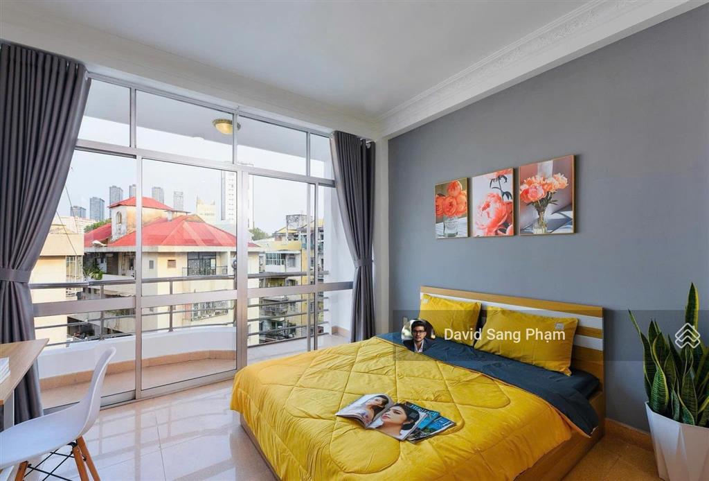 Phòng studio tại đường hoàng sa, tách bếp + nội thất cơ bản  giá 5,9 triệu, 35m2