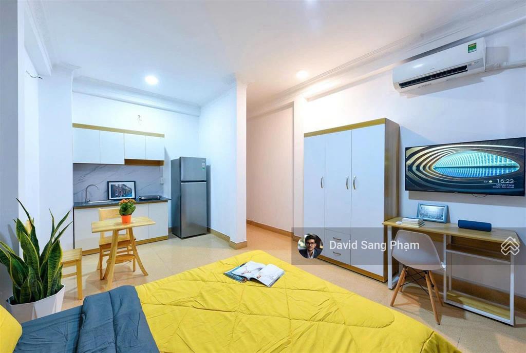 Phòng studio tại đường hoàng sa, tách bếp + nội thất cơ bản  giá 5,9 triệu, 35m2