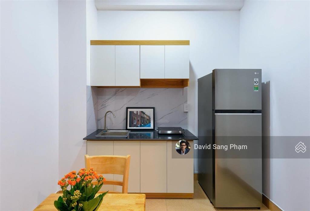 Phòng studio tại đường hoàng sa, tách bếp + nội thất cơ bản  giá 5,9 triệu, 35m2