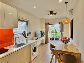 Căn hộ 1pn full nội thất  mới 100% ban công  gần ga metro văn thánh.  kaity 0989 785 ***
