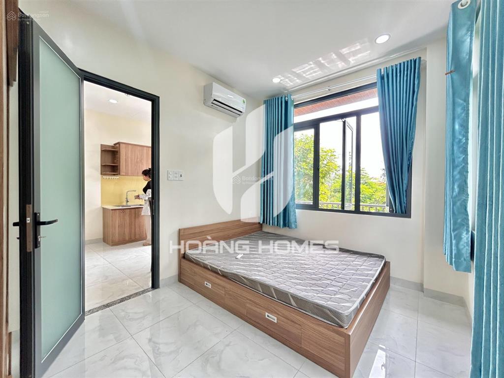 1 phòng ngủ ban công thoáng, full nội thất gần ngay chung cư citisoho, cát lái quận 2