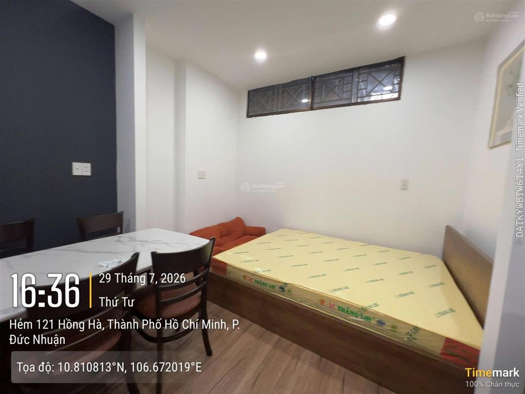 Cho thuê phòng hẻm 121 hồng hà nhà đầy đủ tiện nghi 7 triệu 35m2 vào ở ngay an ninh sạch sẽ
