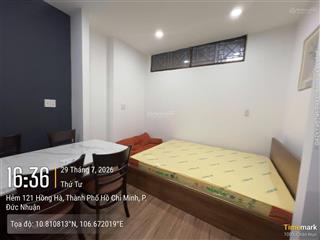 Cho thuê phòng hẻm 121 hồng hà nhà đầy đủ tiện nghi 7 triệu 35m2 vào ở ngay an ninh sạch sẽ