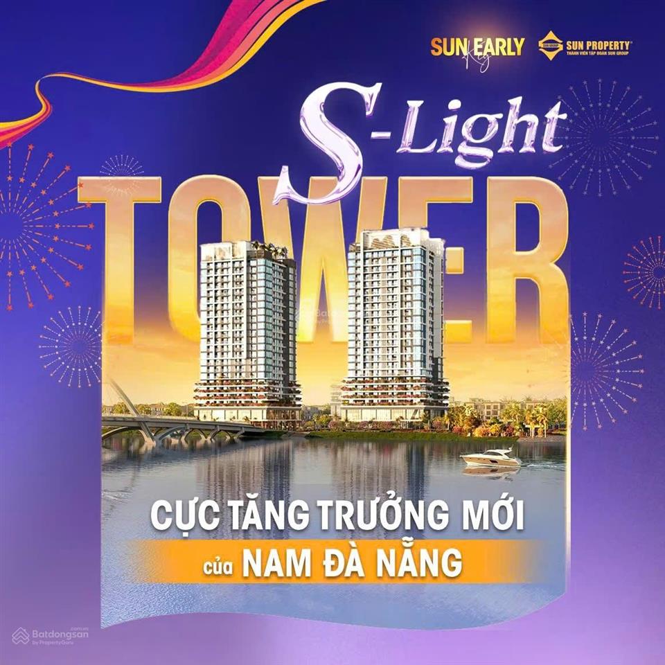 Mở bán slight tower ch 2pn view pháo hoa mặt sông, giá chỉ 3,x tỷ sở hữu lâu dài