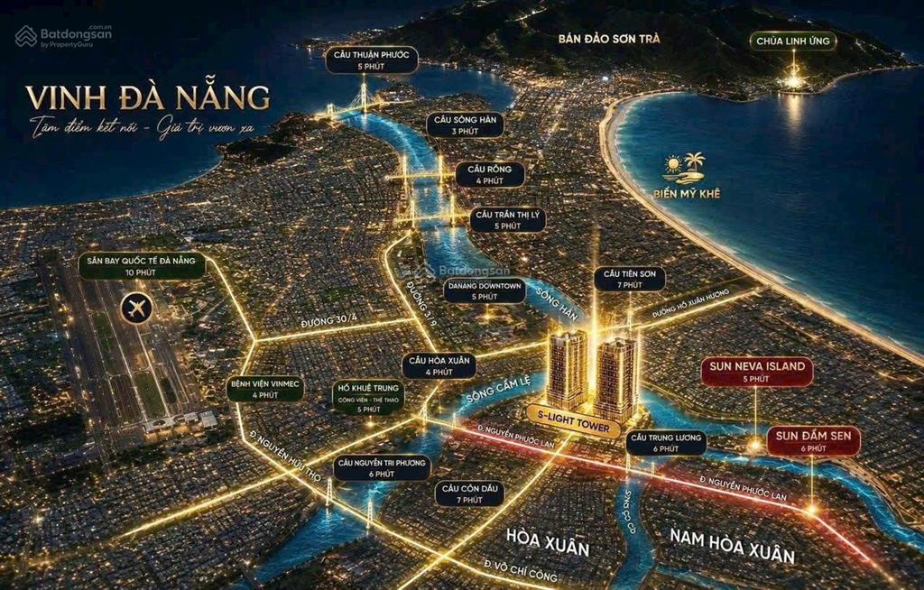 Mở bán slight tower ch 2pn view pháo hoa mặt sông, giá chỉ 3,x tỷ sở hữu lâu dài