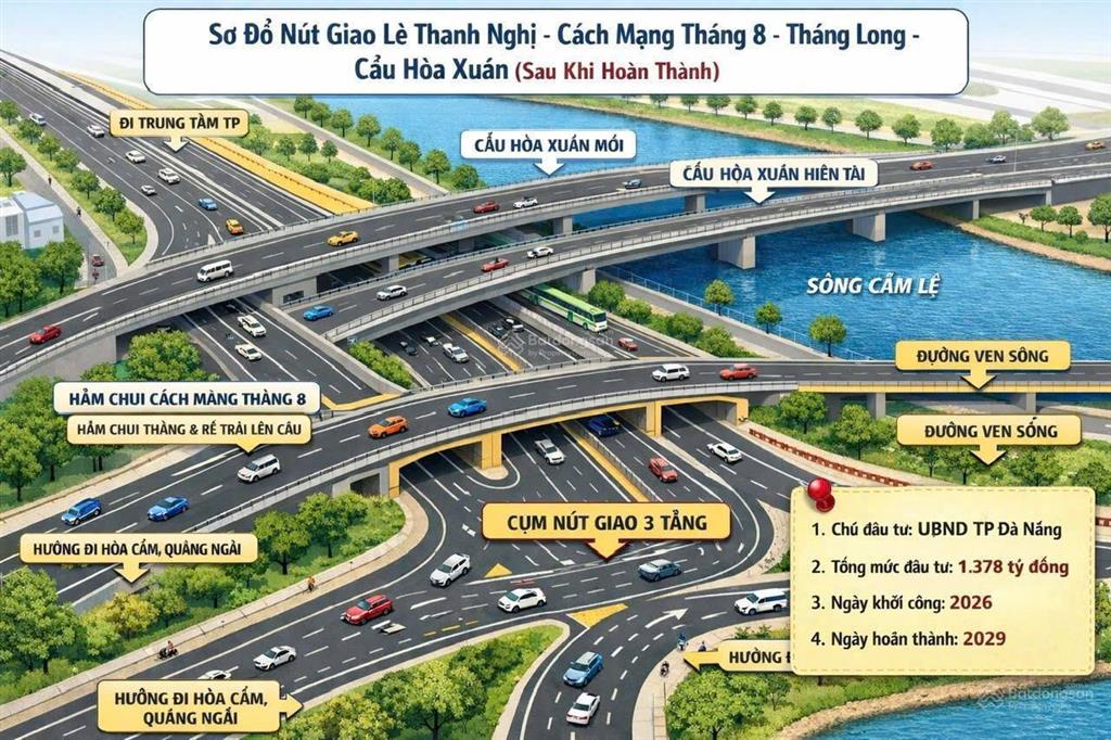 Bán cc spana tower 3pn, 5,544 tỷ, 95.5m2, ở nguyễn phước lan, cẩm lệ, đà nẵng, giá ưu đãi, hot