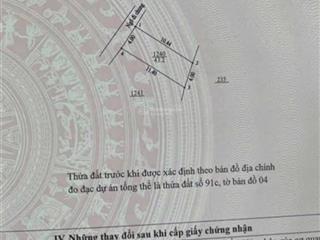 Bán đất tại quốc lộ 32, 92 triệu / m2, 43 m2, pháp lý đầy đủ