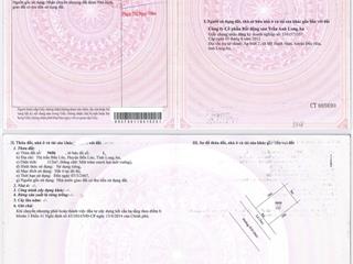 Cần bán gấp căn biệt thự ven sông trung tâm thị trấn bến lức