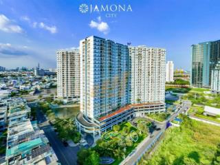 Bán căn hộ jamona city 73m2  2pn có nội thất, view sông thoáng mát, sổ hồng, giá 3,x tỷ