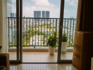 Bán căn hộ jamona city full nội thất,tầng cao căn góc view đẹp hướng về quận 1 2 pn 2wc 73m2
