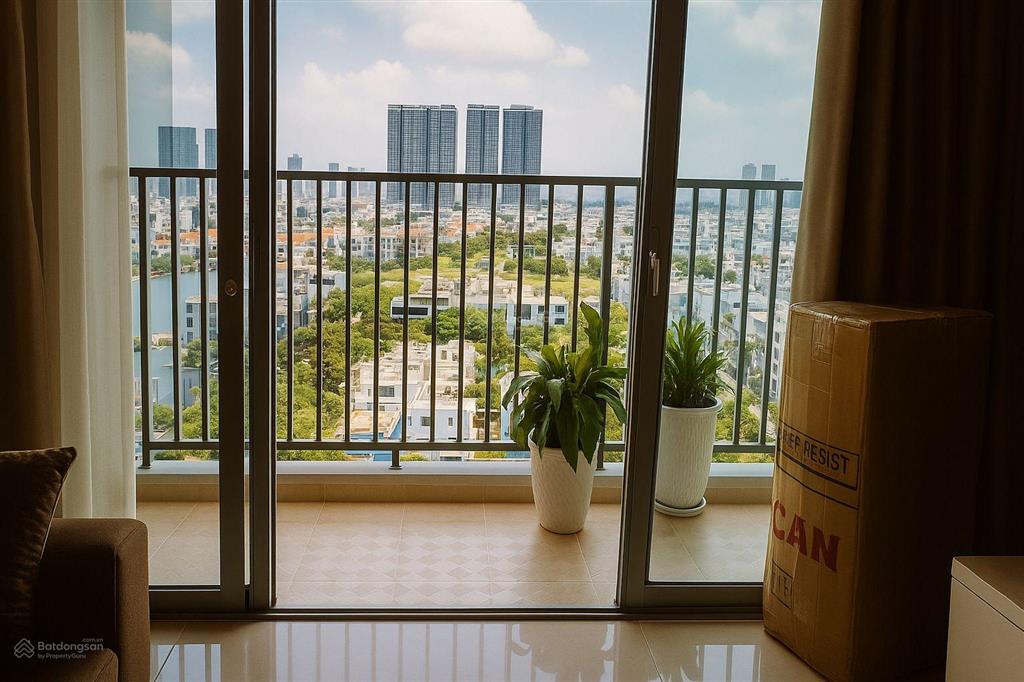 Bán căn hộ jamona city full nội thất,tầng cao căn góc view đẹp hướng về quận 1 2 pn 2wc 73m2