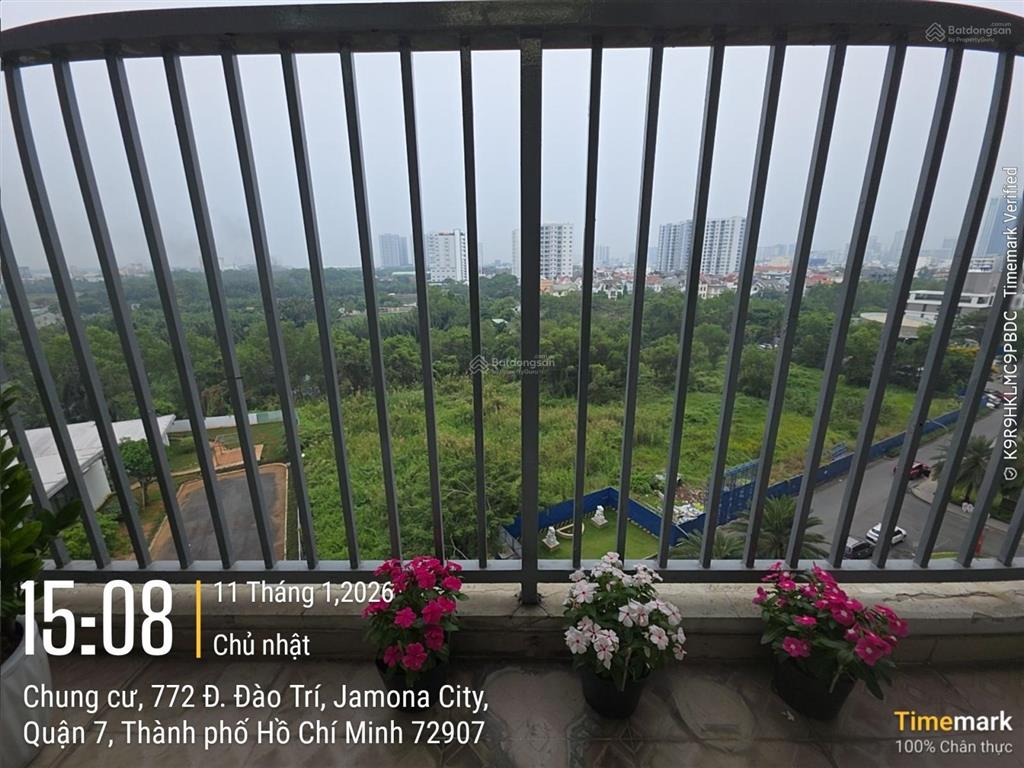 Bán căn hộ jamona city đào trí full nội thất, view thoảng tầng cao dt 73m2 2pn 2wc sổ hồng riêng