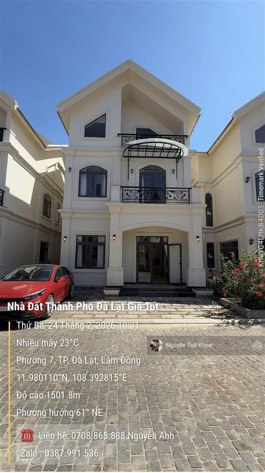 Bán villa khu nghỉ dưỡng royal măng lin phường 7 thành phố đà lạt ( giá tốt nhất trong khu vực)