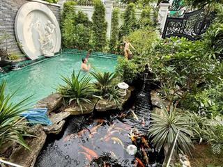 Độc nhất vô nhị! biệt thự siêu sang tại lê trọng tấn 240m x 4 tầng, mt 10m, có bể bơi, hồ cá koi