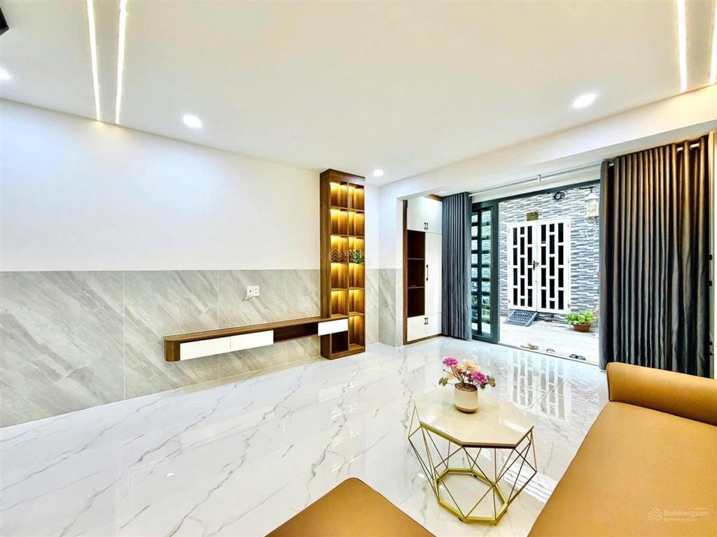44m² hẻm 499 quang trung đối diện ubnd gv nhà mới 2 tầng  hẻm 3,5m thông giá 4 tỷ 9 tặng nội thất
