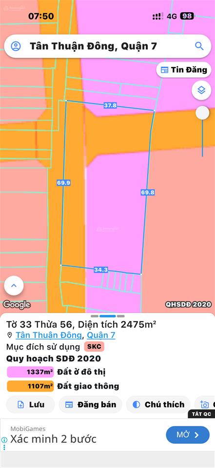Chính chủ bán kho xưởng quận 7  dt 2.475m²  mt 70m đang cho phim trường và shopee thuê ổn định