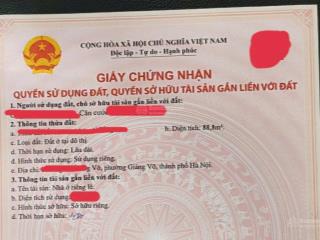 Chính chủ bán gấp nhà 5 tầng vuông đẹp giảng võ, giá rẻ 153tr/m2